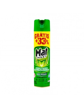 Mat Inset Aerossol Multi Eucalipto 360Ml Grátis 33%