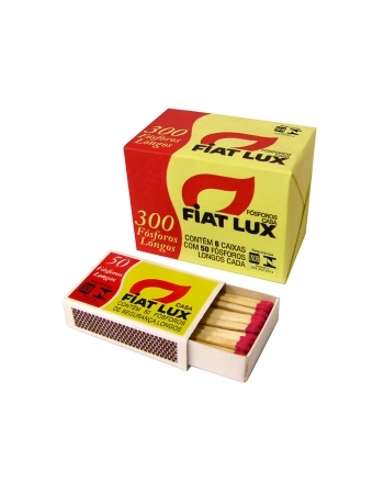 Fósforo Fiat Lux Casa 20X6 Com 50 Unidades