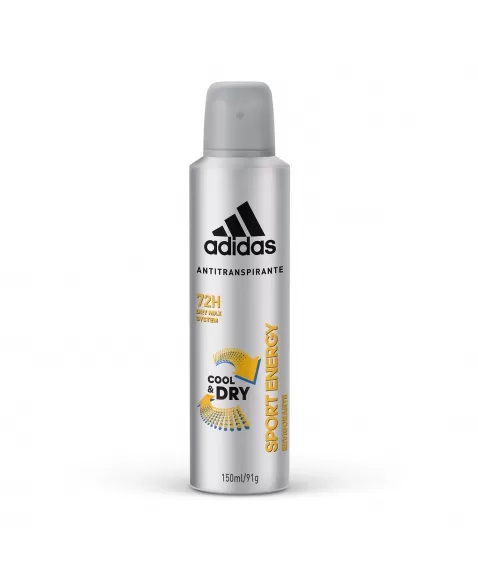 Desodorante Aerossol Antitranspirante Adidas Masculino Sport Energy 150Ml