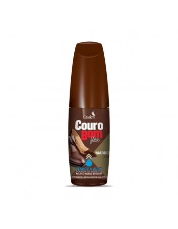 Polidor Líquido Couro Bom Flex Marrom 40Ml