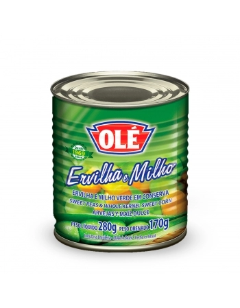 Ervilha E Milho Em Lata Olé 170G