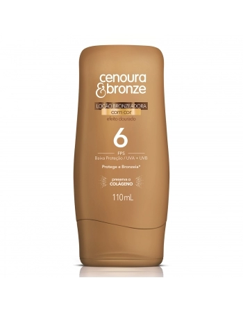 Óleo Bronzeador Fps 6 Cenoura E Bronze 110Ml