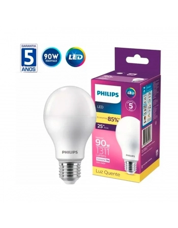 Lâmpada Philips Led Bulbo 13W (90W) 1311Wvf-40