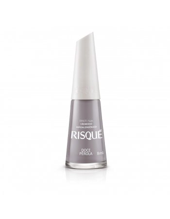 Esmalte Risqué Nude Cremoso Doce Pérola 8Ml - Caixa Com 6 Unidades Nu