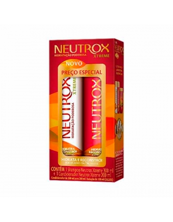 Kit Shampoo 300ml + Condicionador 200ml + Creme de Tratamento 1kg Xtreme Neutrox