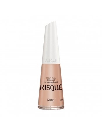 Esmalte Risqué Nude Cremoso Nude 8Ml - Caixa Com 6 Unidades Nu