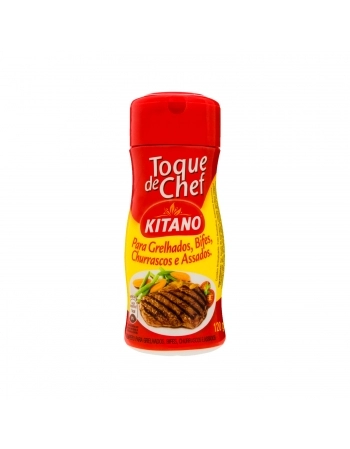 Tempero Para Grelhados, Bifes, Churrasco Toque De Chef Kitano 120G