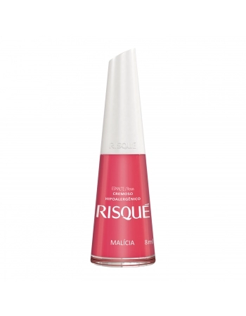 Esmalte Risqué Rosas Cremoso Malícia 8Ml - Caixa Com 6 Unidades Nu