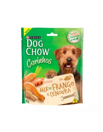 Biscoito Dog Chow Carinhos Mix Frango Com Cenoura 75G