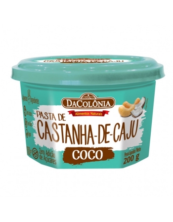 Pasta de Castanha de Caju com Coco 200g