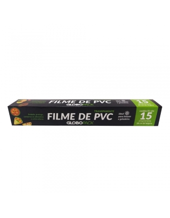 FILME PVC GLOBOPACK 28CMX15M