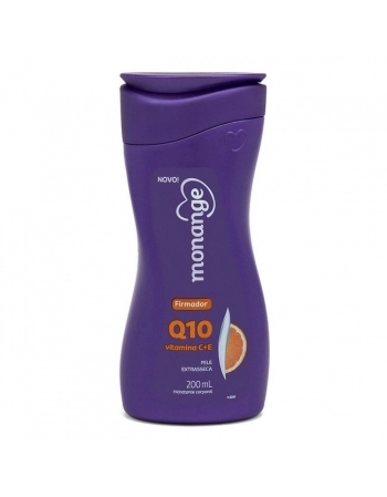 Hidratante Monange Firmador Q10 Vitamina C + E – Pele Extrasseca 200ml