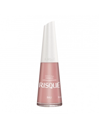 Esmalte Risqué Rosas Cremoso Bali 8Ml - Caixa Com 6 Unidades Nu
