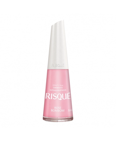 Esmalte Risqué Rosas Cremoso Rosé Bombom 8Ml - Caixa Com 6 Unidades Nu