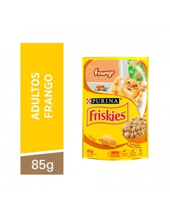 Ração Úmida Friskies Sachê - Sabor Frango 85G