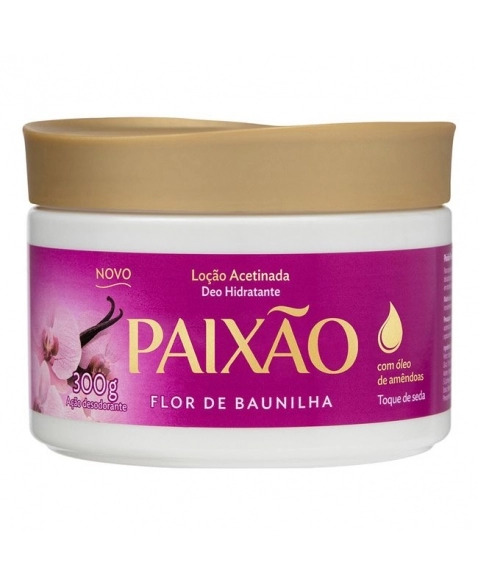 HIDRATANTE PAIXAO ACET FLOR BAUNILHA 300ML