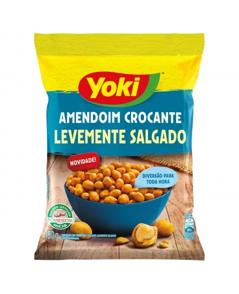 Amendoim Crocante Levemente Salgado Yoki 150g