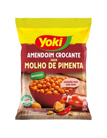 Amendoim Crocante Molho de Pimenta Yoki 150g