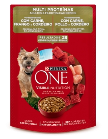 DOG ONE SACHET AD&FILH TDM MILT PROT CAR/FR/CORD 85G