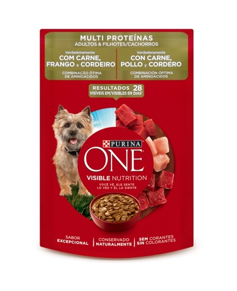 DOG ONE SACHET AD&FILH TDM MILT PROT CAR/FR/CORD 85G