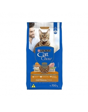 CAT CHOW PS CASTRADOS PEIXE 700G