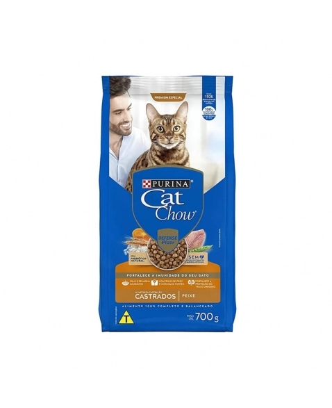 CAT CHOW PS CASTRADOS PEIXE 700G