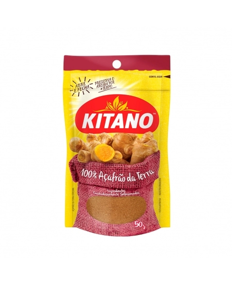 Tempero Açafrão Da Terra Cúrcuma Kitano 50G