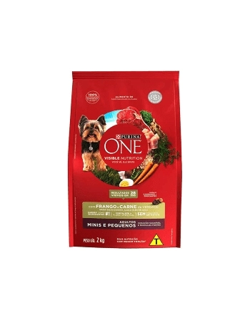 DOG ONE ADULTO MINI PEQ FRANGO&CARNE 2KG