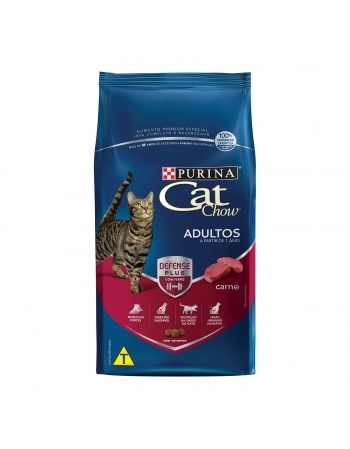 Ração Seca Cat Chow Adulto - Sabor Carne 10,1Kg