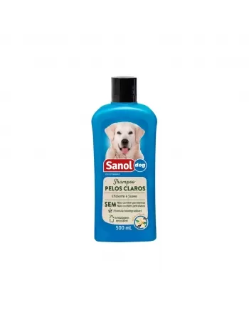Shampoo Dog Para Pelos Claros Sanol 500ml