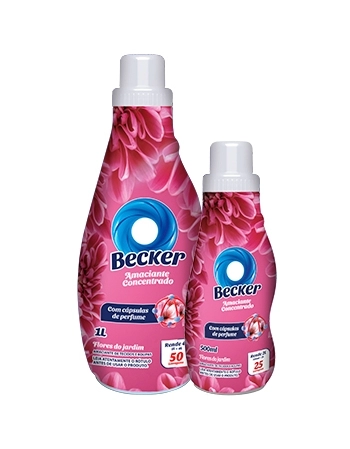 Amaciante Concentrado Flores do Jardim Becker 500ml