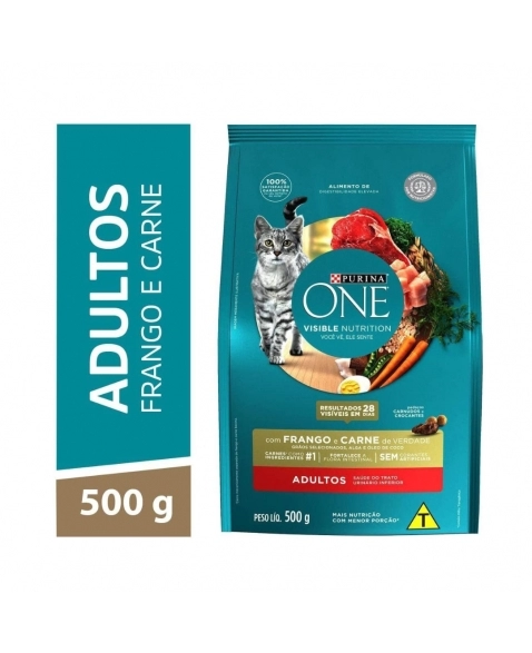 ONE CAT ADULTO FRANGO CARNE 500G