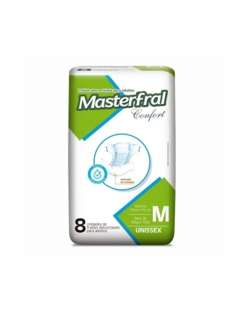 FRALDA MASTERFRAL CONFORT ADULTO M C/8