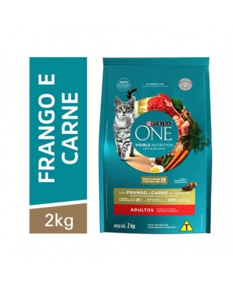 ONE CAT CASTRADO FRANGO CARNE 2KG