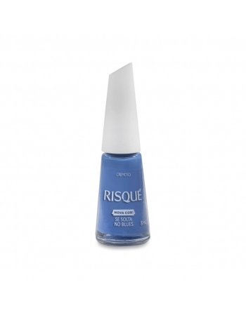 Esmalte Risqué Cremoso Se Solta no Blues NU 8ml - Caixa com 6 Unidades