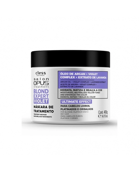 CLESS SALON OPUS MASC BLOND EXPERT VIOLET 400ML