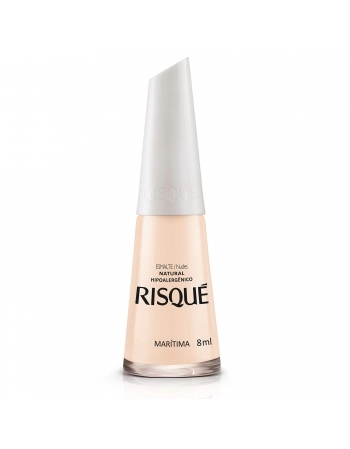 Esmalte Risqué Natural Marítima 8Ml - Caixa Com 6 Unidades Nu