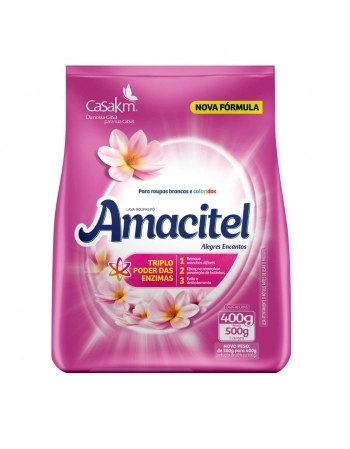 LAVA ROUPA PO.AMACITEL ALEGRES ENCANTOS 400G