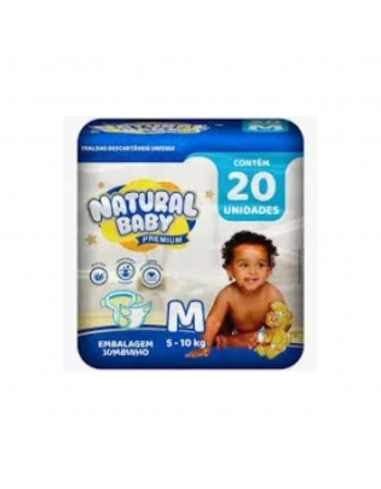 FRALDA NAT BABY PREMIUM JUMBINHO M C/20