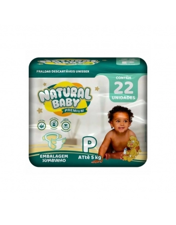 FRALDA NAT BABY PREMIUM JUMBINHO P C/22