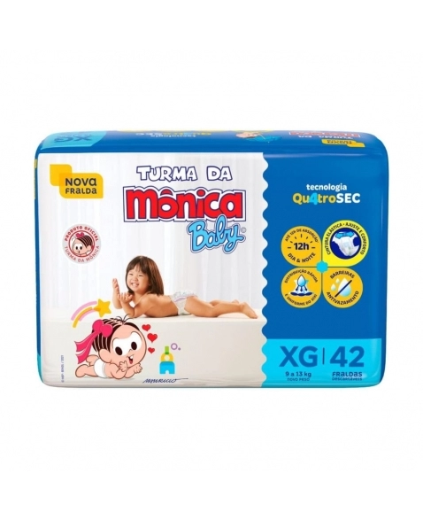 FRALDA TUR DA MONICA MEGA XG C/42