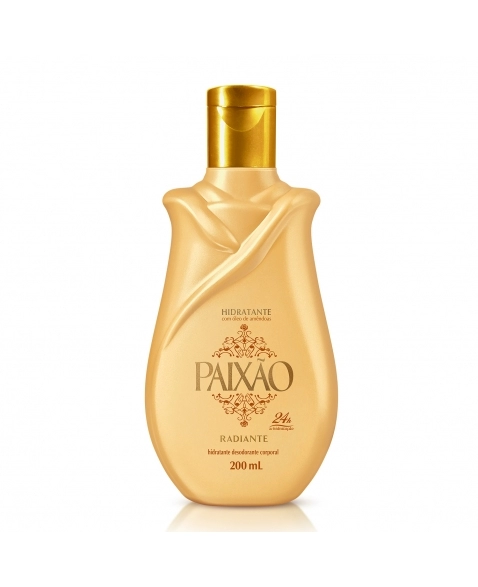 Hidratante Paixão Radiante Óleo de Amêndoas ação desodorante 200ml