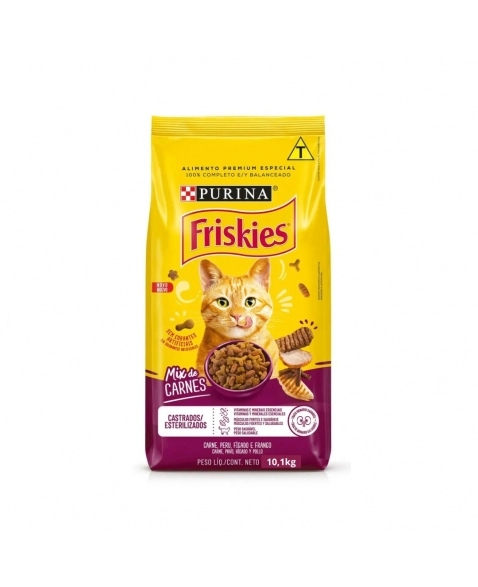 FRISKIES MIX CARNE CASTRADO 10,1KG