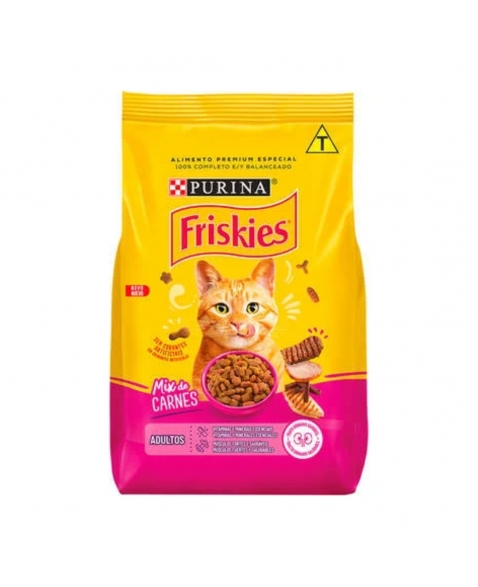 Ração Seca Para Gatos Friskies Mix de Carne Para Gatos Adultos 10,1Kg