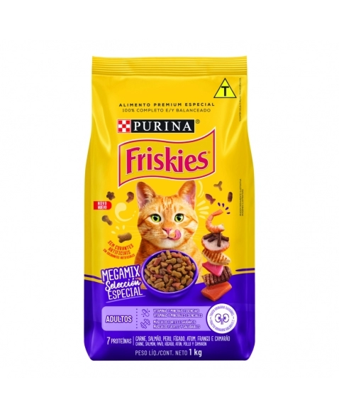 Ração Seca Friskies Megamix 1Kg