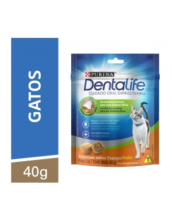 Petisco Dentalife Purina Gatos Adultos 40G