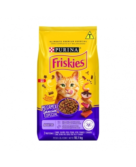 Ração Seca Friskies Megamix 10,1Kg