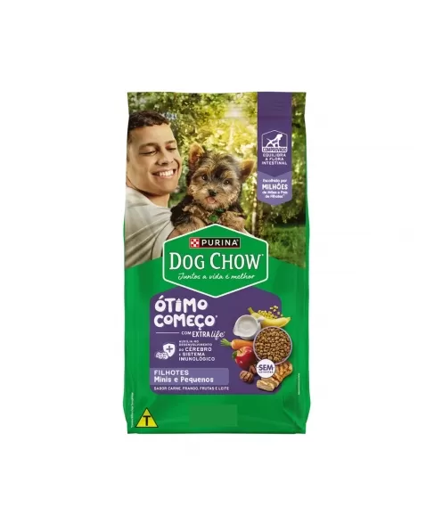 Ração Seca Dog Chow Filhotes De Raças Minis e Pequenas 1Kg