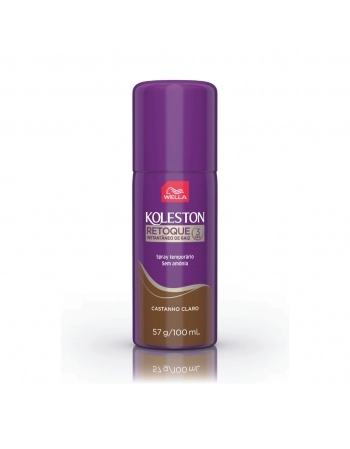 Retoque Instantâneo Spray Koleston Castanho Claro 100Ml