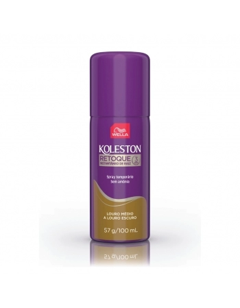 Retoque Instantâneo Spray Koleston Louro Escuro 100Ml